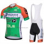 Bardiani Csf Cycling Jersey Bib Short 2018 Men Short Sleeve Green