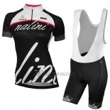 Nalini Classic Cycling Jersey Bib Short 2017 Women Short Sleeve Black