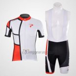 Pinarello Cycling Jersey Bib Short 2012 Men Short Sleeve Red and White