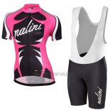 Nalini Verona Cycling Jersey Bib Short 2017 Women Short Sleeve Red and Black