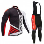 Specialized Cycling Jersey Bib Tight 2018 Women Long Sleeve Black Red White