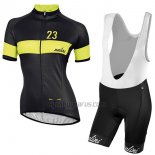 Nalini Nemina Cycling Jersey Bib Short 2017 Women Short Sleeve Black