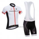 Pinarello Cycling Jersey Bib Short 2014 Men Short Sleeve Black and White