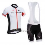 Pinarello Cycling Jersey Bib Short 2014 Men Short Sleeve Black and White