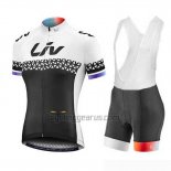 Liv Cycling Jersey Bib Short 2019 Women Short Sleeve Black White