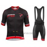 Pinarello Cycling Jersey Bib Short 2016 Men Short Sleeve Black and Red