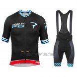 Pinarello Cycling Jersey Bib Short 2016 Men Short Sleeve Black and Blue