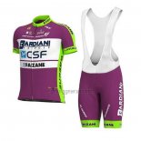 Bardiani Csf Cycling Jersey Bib Short 2020 Men Short Sleeve Fuchsia White