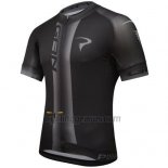 Pinarello Cycling Jersey Bib Short 2016 Men Short Sleeve Black Silver