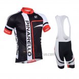 Pinarello Cycling Jersey Bib Short 2013 Men Short Sleeve Red and Black