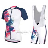 RH+ Cycling Jersey Bib Short 2017 Women Short Sleeve White