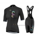 Liv Cycling Jersey Bib Short 2021 Women Short Sleeve Black