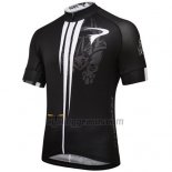 Pinarello Cycling Jersey Bib Short 2016 Men Short Sleeve Black White
