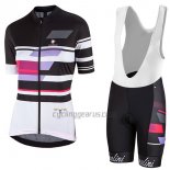 Nalini Dolomiti Cycling Jersey Bib Short 2017 Women Short Sleeve Black