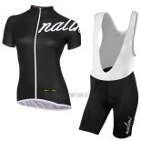 Nalini Wave Cycling Jersey Bib Short 2017 Women Short Sleeve Deep Black